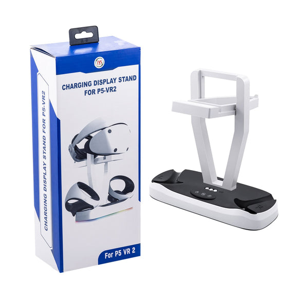 JYS Magnetic Charging Display Stand for P5 VR2 Controller-White(JYS-P5 – SupremeGameGear