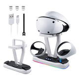 JYS Magnetic Charging Display Stand for P5 VR2 Controller-White(JYS-P5155)