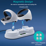 iPlay Magnetic Charging Dock for P5 VR2 Controller-White(HBP-6479)