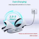 iPlay Magnetic Charging Dock for P5 VR2 Controller-White(HBP-6479)