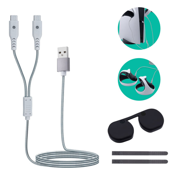 iPlay Charging Cable with Silicone Protective Cover for P5 VR2 Controller(HBP-509)