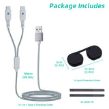 iPlay Charging Cable with Silicone Protective Cover for P5 VR2 Controller(HBP-509)