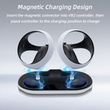Magnetic Charging Dock with Indicator Light for P5 VR2 Controller-Black(AL-P5228)