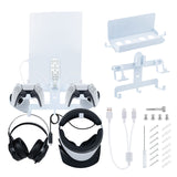 JYS Wall Mount Storage Stand with Screwdriver for PS VR2 Controller-White(JYS-P5163)