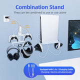 JYS Wall Mount Storage Stand with Screwdriver for PS VR2 Controller-White(JYS-P5163)