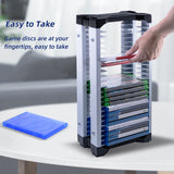 DOBE Game Disc Storage Stand for PS4/PS5/Nintendo Switch/Xbox Game Card-Black&White(TY-2847)