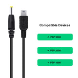 Charging Cable for PSP 1000/2000/3000/PS3