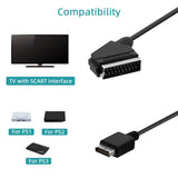 Gam3Gear Real RGB Scart Cable for PS3/PS2/PSOne PAL