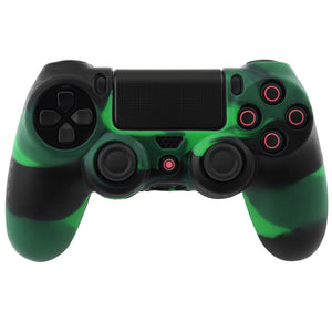 Multi Color Silicon Case for PS4 Dualshock 4 Green Black