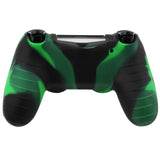 Multi Color Silicon Case for PS4 Dualshock 4 Green Black