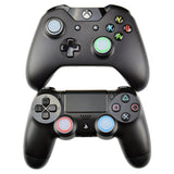 TPU Analog Thumb Cap Set for Dualshock 4/Xbox ONE Controller Luminous White