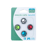 Analog Thumb Cap Set for Dualshock 4/Xbox ONE Controller Black Paw