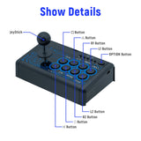 DOBE 7 In 1 Mini Arcade Fighting Stick for PS4/PS3/Xbox One/Xbox 360/Nintendo Switch/Android/Windows PC (TP4-1886)