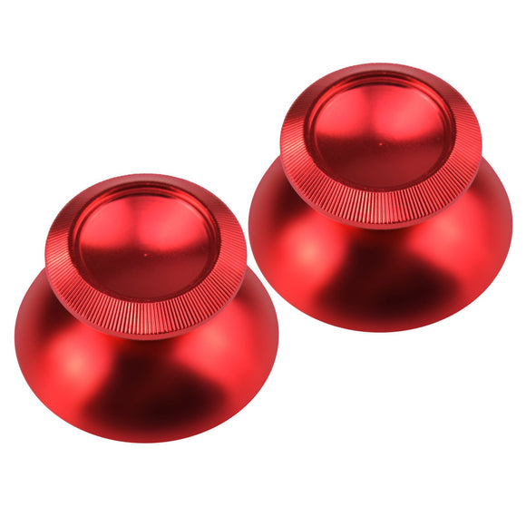 Aluminum Alloy Analog Thumbstick for PS4 Dualshock 4 Red