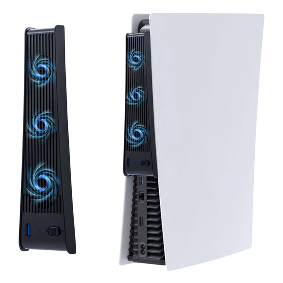 External Cooling Fan for PS5 DE/UHD Console - Black （KJH-PS5-009）