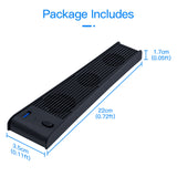 External Cooling Fan for PS5 DE/UHD Console - Black (Not for PS5 Slim)