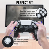 Protective Silicone Cover With Thumb Caps For PS5