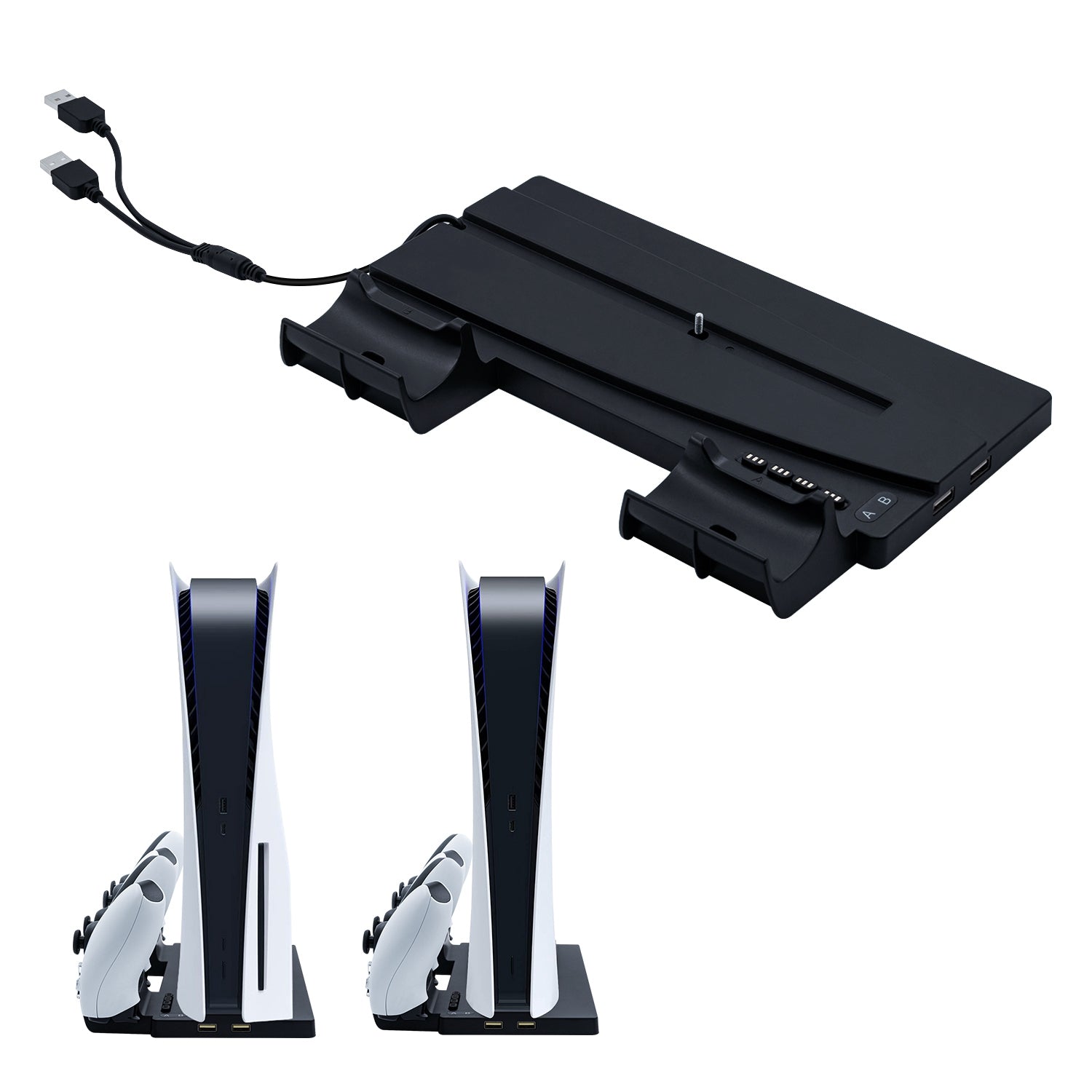 Soporte Base Vertical Para Ps5 Iplay Cargador 2 Dualsense - LhuaStore –  Lhua Store