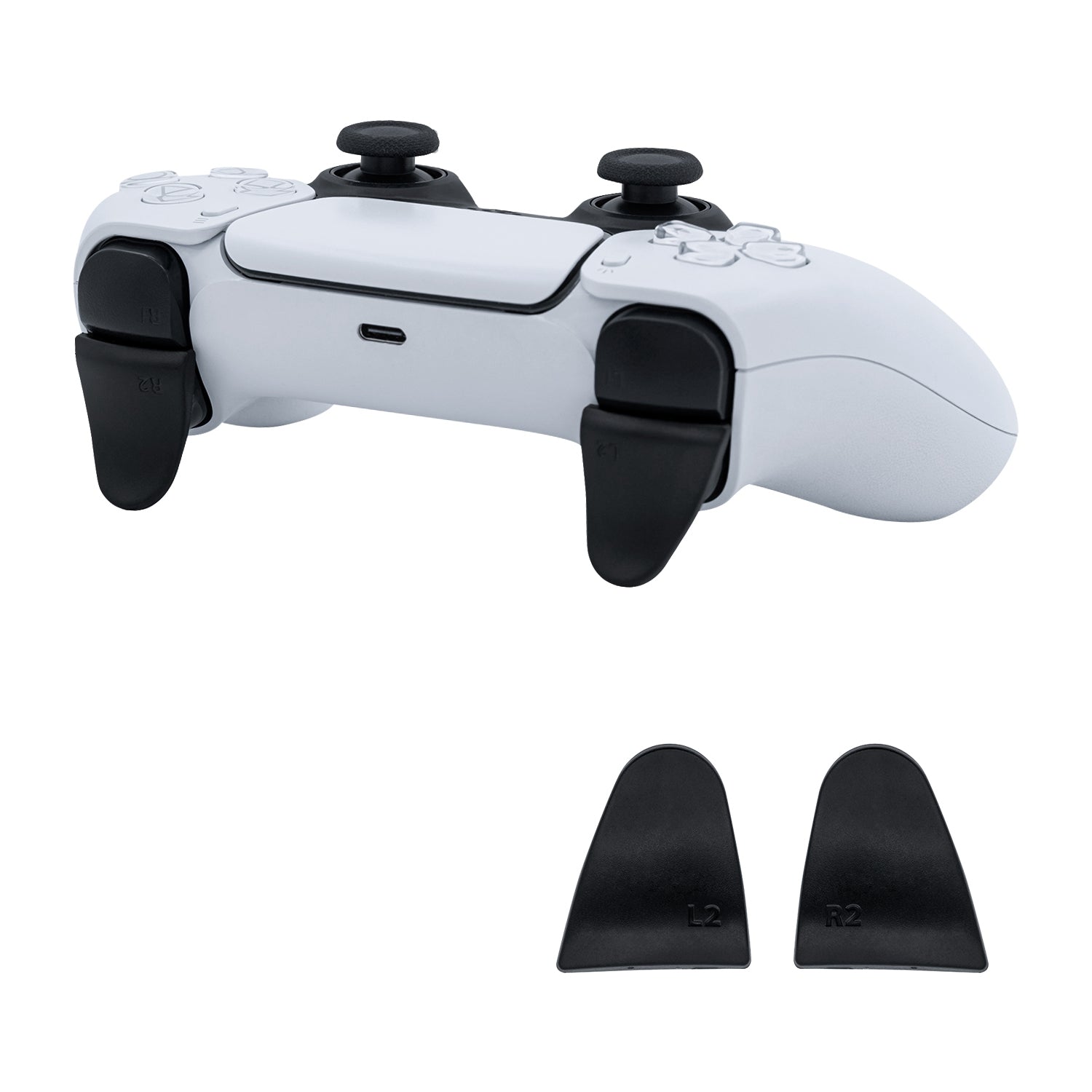 10/20 Pezzi Dualsense R2 L2 Trigger Pulsanti Albero Rotante Molle Molla Motore Di Ricambio Per Sony Playstation 5 PS5 - Foto 7