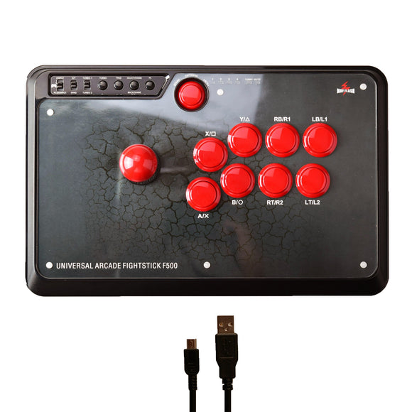 MayFlash Arcade Fightstick F500v2 for PS4 PS3 Xbox One 360 PC Android Nintendo Switch NeoGeo Mini (F500)