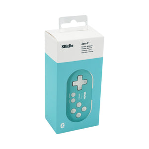 8Bitdo Zero 2 Bluetooth Gamepad for Nintendo Switch/Windows/Android/macOS/Raspberry Pi - Blue (80EJ)