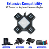 KX USB Keyboard & Mouse Converter for Nintendo Switch/Xbox One/PS4/PS3