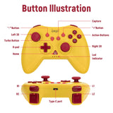 iPega PG-SW020B Wireless Controller for Nintendo Switch/Switch Lite/Android/PS3/Window PC - Yellow