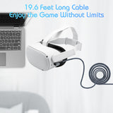 6m 18W Right Angle Type-C to USB3.0 Fast Charging and Date Transfer Cable for Oculus Quest /Quest 2/Oculus  Quest 3/mobile phones/Macbook/Ipad/Type-C Port Devices