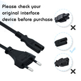 1.5M AC Power Cord for PS5/PS4/PS3/PS2/PS1/XBOX ONE/XBOX ONE S/XBOX ONE X/Xbox Series X /XBOX Series S- EU Plug