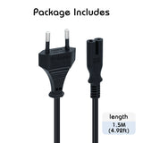 1.5M AC Power Cord for PS5/PS4/PS3/PS2/PS1/XBOX ONE/XBOX ONE S/XBOX ONE X/Xbox Series X /XBOX Series S- EU Plug