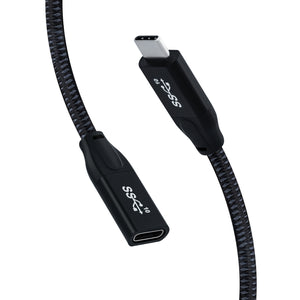 0.6M USB 3.1 10Gbps Type-C Extension Cable for Nintendo Switch/Switch OLED/Oculus Quest/Laptop