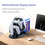 Universal Controller Stand with Headphone Hanger/Remote Control/Game Discs Storage Rack For PS5/PS4/Xbox Series/Xbox One/N-Switch (JYS-P5128)