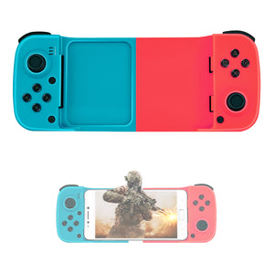 Wireless Mobile Gaming Controller for iOS/Android Mobile Phones/PS3/PS4/Nintendo Switch/Switch OLED/PC - Blue/Red (BSP-D3)