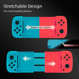 Wireless Mobile Gaming Controller for iOS/Android Mobile Phones/PS3/PS4/Nintendo Switch/Switch OLED/PC - Blue/Red (BSP-D3)