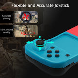 Wireless Mobile Gaming Controller for iOS/Android Mobile Phones/PS3/PS4/Nintendo Switch/Switch OLED/PC - Blue/Red (BSP-D3)