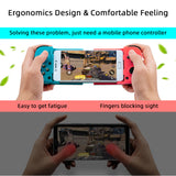 Wireless Mobile Gaming Controller for iOS/Android Mobile Phones/PS3/PS4/Nintendo Switch/Switch OLED/PC - Blue/Red (BSP-D3)