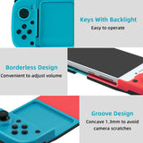 Wireless Mobile Gaming Controller for iOS/Android Mobile Phones/PS3/PS4/Nintendo Switch/Switch OLED/PC - Blue/Red (BSP-D3)