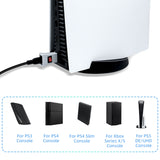 On/Off Power Switch Button Adapter for PS5/PS4/PS3/Xbox Series X Console - White (JYS-P5150)