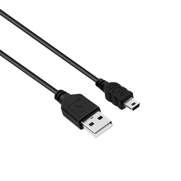 1 Meter USB to mini USB Power Charge Cable for PS3 Controller/Mini Port Device - Black