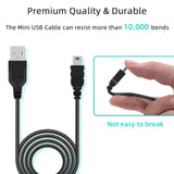 1 Meter USB to mini USB Power Charge Cable for PS3 Controller/Mini Port Device - Black