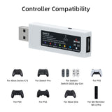 Mayflash MAGIC-X Wireless Bluetooth Controller Adapter for Xbox Series X|S/Xbox One/PS3/Switch/macOS/Windows/Raspberry Pi/Steam