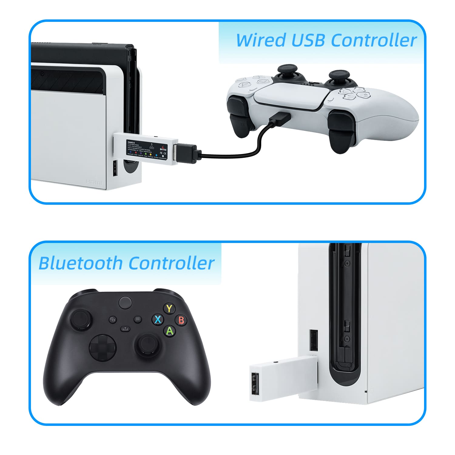 Mayflash MAGIC-X Wireless Bluetooth Controller Adapter for Xbox Series ...