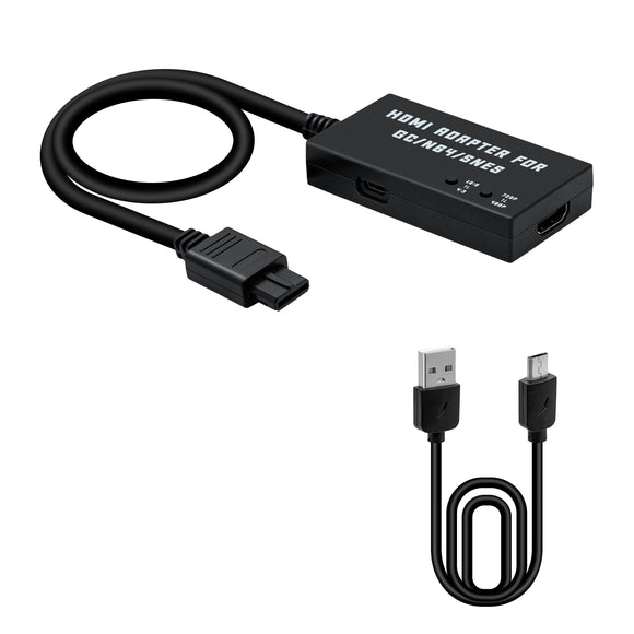 Multifunctional HDTV HDMI Adapter for GameCube/N64/SNES