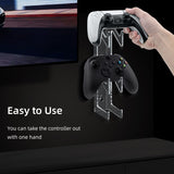 iPlay Wall Mount Stand for PS5/PS4/Xbox/Nintendo Switch Controller & Headphone - Transparent (HBX-430)