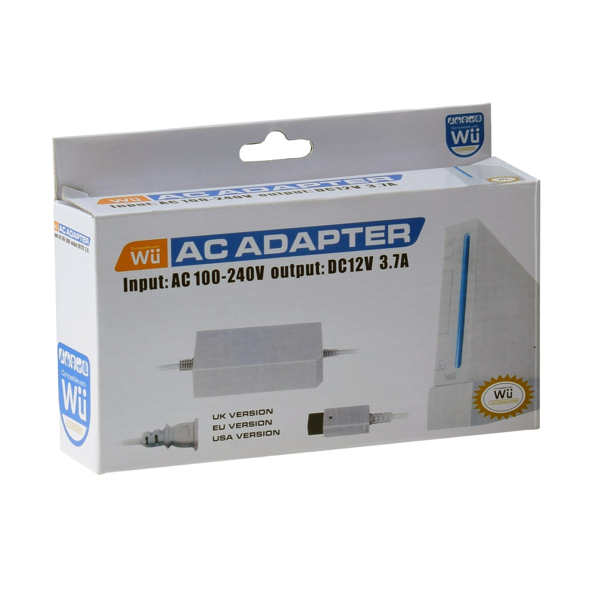 Adaptateur Secteur Nintendo Wii – Modèle WII-013, Neuf Sous Boîte, INPUT 100-245V, OUTPUT 12V 3.7A