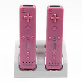 4 in 1 Controller Charger Dock for Wii Remote White