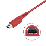 1.5M USB Power Charge Cable for Nintendo DSi/ 3DS/ 3DS XL /New 3DS / New 3DS XL-Red