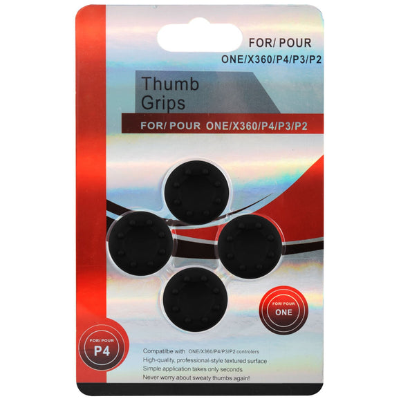 Silicon Analog Thumb Set for XBox One 360/ PS3 & PS4 Controller Black