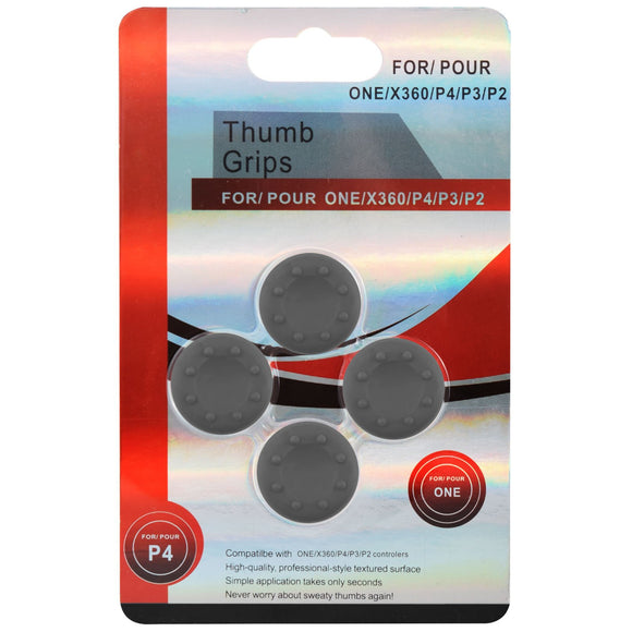Silicon Analog Thumb Set for XBox One 360/ PS3 & PS4 Controller Gray