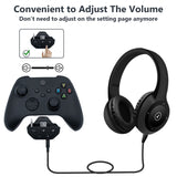 Sound Enhancer Adapter for Xbox One/S with 3.5mm Jack/Xbox Series S/Series X Controller  -  Black